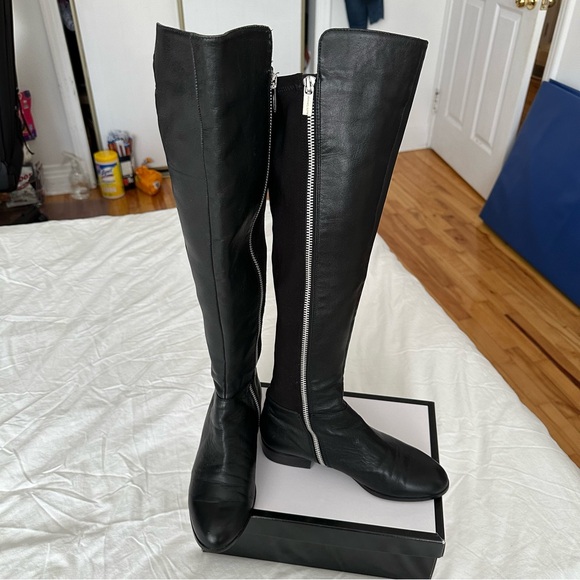 Michael Kors over the knee leather boots - Picture 7 of 10